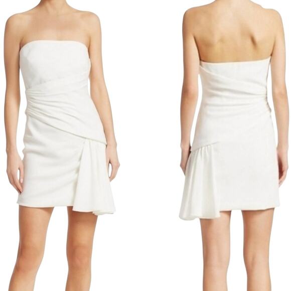 NEW NWT Cinq A Sept Ella Mini Dress Strapless Size 8 - Picture 1 of 12